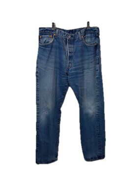 Levi's 501 Men's Jeans W40 L36 Blue Denim Cotton Size 40